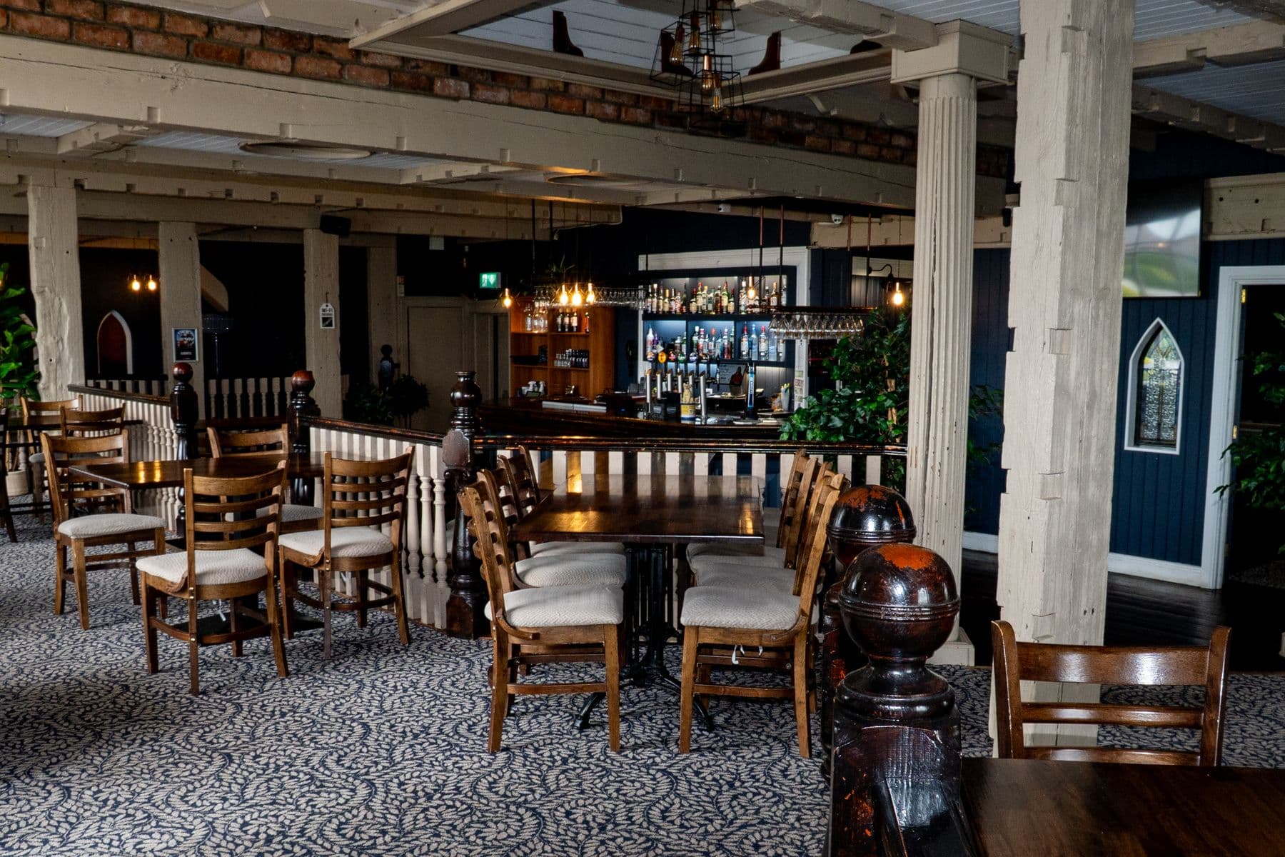 The dining room
